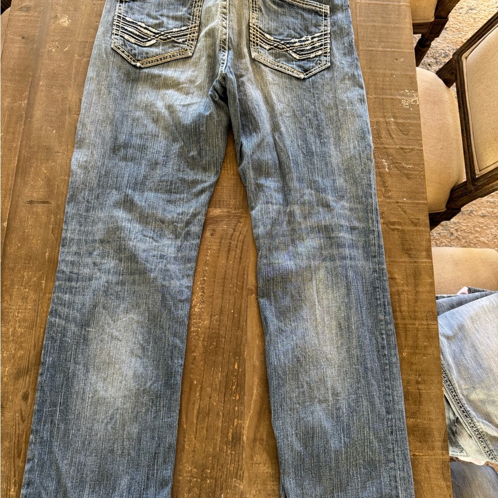 BKE Men's Light Blue Straight Jeans - Picture 2 of 6